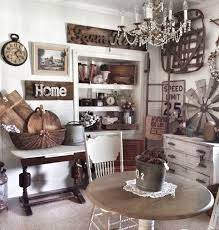 Farmhouse Booth Ideas Or Barn Sale Ideas Antique Booth Ideas Basket Decor Ideas Decor