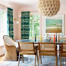 This lovely chair would be perfect in a modern, contemporary, or industrial room. 20 Beautiful Bohemian Dining Rooms We Love