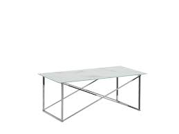 Rectangular coffee table in marble finish. Coffee Table Marble Effect White With Silver Emporia Beliani De
