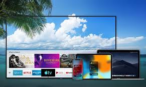Smart Tv Experience Apple Tv App Airplay 2 Samsung Sg Samsung Singapore