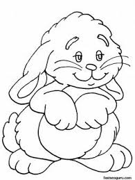 Rabbit coloring page to download. Print Out Farm Animal Happy Rabbit Face Coloring Pages For Kids Printable Coloring Pages For Bunny Coloring Pages Animal Coloring Pages Easter Coloring Pages
