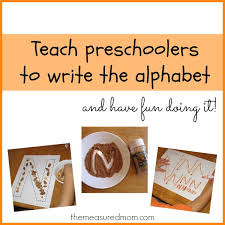 I think teaching letters with alphabet puzzles are an amazing tool for teaching the alphabet. Teach Preschoolers To Write The Alphabet Letter N The Measured Mom
