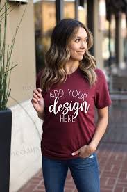 Bella 3001 Cardinal Shirt Mockup Cardinal Shirt Mock Up Cardinal Crewneck Model Mock Up Bella 3001 Model Mock U Shirt Mockup Clothing Mockup Mockup Free Psd