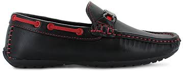 Lucio Ricci Andrew Black Red Boys Shoe Show Stock Number 460040 Boys Wear Kids Shoes Shoe Show