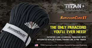 Titan Survival Is Giving Away 100 Feet Of Our New 1 000 Lb Survivorcord Xt Every Single Day This Month Click Here Contests Sweepstakes Titans Enter Giveaway