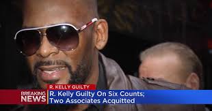 R. Kelly convicted of six of 13 counts, but two associates are acquitted