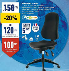 Bureau vallée gent kortrijksesteenweg 1169 9051 gent tél: Offre Fauteuil Libra Chez Bureau Vallee