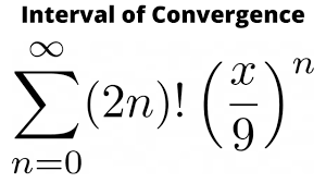 Interval Of Convergence Of Power Series Example Where The Series Conver Convergence Power Series Math Videos