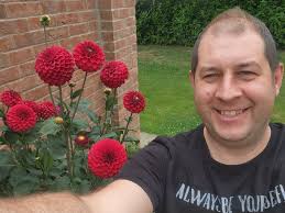 First flower from my dahlia for this summer.