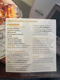 Epingle Par Paulin T Carre Sur Thermomix Vorwerk Chorizo La Veille
