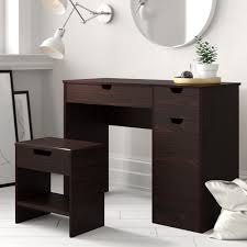Espresso Wood Makeup Vanities You Ll Love In 2021 Wayfair Finish:espresso classic espresso vanity and stool the classic espresso collection is a beautiful combination of design, function and features.