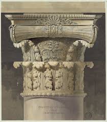 —a rome, les devins étaient payés par l'etat pour lire l'avenir dans le cœur et dans le foie d'un bœuf. Chapiteau Compose Grec Trouve A Pompei Pierre Adrien Paris S L P A Paris 1700 1800