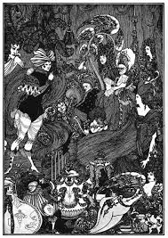 Harry Clarke Illustrator And Stained Glass Artist Aubrey Beardsley Illustration Beardsley