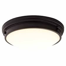 As we understand that the purpose of a light is not only to light up the room but also to show off your style and blend with the interior decor, artisans trade depot is offering a wide selection of ceiling lights to help you fit. Hampton Bay 13 Inch Led Flush Mount With Glass Black Finish The Home Depot Canada