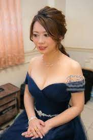 大波浪低馬尾敬酒造型 台中新秘懿庭 apple文定造型記錄 餐廳 嘉義朴子大眾餐廳 台中新秘推薦 游懿庭彩妝造型團隊 joe愛攝影合作新秘