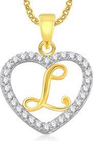 748 free images of l. Meenaz L Alphabet Heart Letter L Pendant With Chain Love Gifts Brass Cubic Zirconia Crystal Alloy Price In India Buy Meenaz L Alphabet Heart Letter L Pendant With Chain Love Gifts