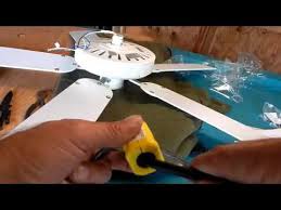 Outdoor ceiling fans that are wet and damp rated for the patio, pergola, or poolside. Installing An Electric Outlet Plug On A Ceiling Fan Youtube