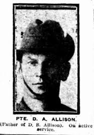Melcombe Regis Cemetery, Weymouth, Dorset, England War Graves D. A. ALLISON
