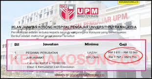 Tawaran jawatan dan kekosongan upm. Jawatan Kosong Hospital Pengajar Universiti Putra Malaysia Hpupm