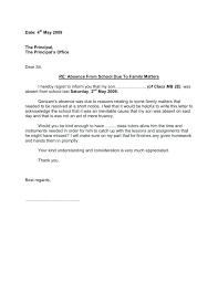 Leave Of Absence Letter Template For School Fresh Leave Letter ...