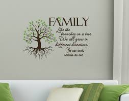 Polly , august 7, 2018 Family Quote Like Branches On A Tree Wall Art Vinyl Decal