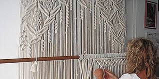 Makrome Ipinden Orulmus Perde Ornekleri Gulresm Com Boncuklu Perdeler Perdeler Perde