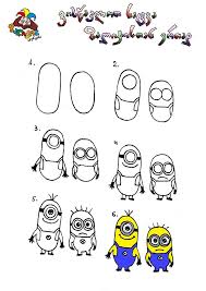 Minions Minions Minion Drawing Easy Drawings Drawing For Kids