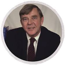 Russell Baker Art Print by Helen Marcus