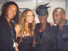 Ex Wife Bishop Noel Jones Children Grace Jones Jamaican Singer Actress Her Son And Mariah Carey Grace Jones Mariah Carey Singer