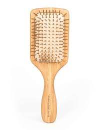 Thick bamboo bristles for scalp massage. Bamboo Hair Brush Brush With Bamboo