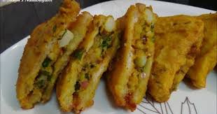 Bread Pakora Recipe Aloo Bread Pakora Recipe Stuffed Bread Recipe By Nagu S Nalabagam Pakora Recipes Bread Pakora Recipes
