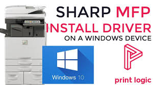 Current sharp windows 8 ® operating system print drivers are compatible with the windows 10 ® operating system with the following minor limitations: How To Install A Driver And Configure A Sharp Mfp Windows Device Youtube