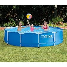 Intex 12 Foot X 30 Inches Metal Frame 1718 Gallon Capacity Above Ground Pool Target Above Ground Swimming Pools Best Above Ground Pool In Ground Pools