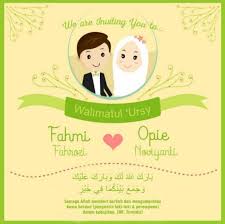 Desain undangan pernikahan islami format cdr 0895 2604 5767 wa telp 2021 2021. Template Undangan Pernikahan Muslim