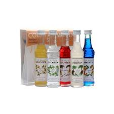 Monin Cocktail Syrup Gift Set Contains 5 50ml Flavoured Syrups Including Passion Fruit Grenadine Coconut Cocktail Syrups Cocktail Enthusiast Flavored Syrup