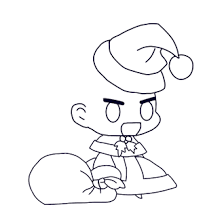 Padoru Lineart Anime Facil De Dibujar Cosas De Dibujo Bocetos Bonitos