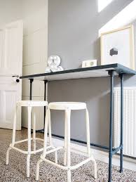 Diy Bartisch Aus Installationsrohren Bartisch Hochtisch Kuche Tisch