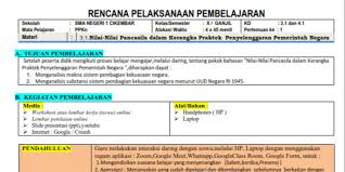 Rpp 1 lembar format word dan rpp 1 lembar format pdf. Guru Berbagi Rpp 1 Lembar Ppkn Kelas X Bab 1