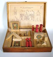 Vintage Wooden Construction Game Jouets Anciens Jouets En Bois Jeux En Bois