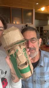 More fun with cardboard. My first attempt at something like this came out  pretty well. #crafttok #dadjokes #justforfun