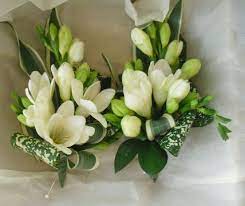 Ivory Freesia Corsages Cheap Wedding Flowers Diy Wedding Flowers Corsage Wedding