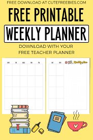 Teacher Planner For 2020 2021 Free Printable Cute Freebies For You In 2020 Teacher Planner Teacher Binder Printables Free Teacher Planner Free