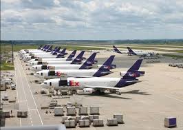 Fedex Airplanes Are Lined Up At The Carrier S Indianapolis Hub Air Cargo Cargo Carriers Cargo Aircraft