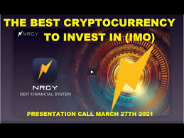 We are going to talk about all of them in greater detail. Best Cryptocurrency To Invest In Nrgy Presentation 27th March 2021 Youtube