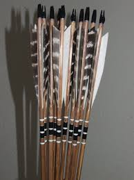 Set Of 12 Traditional Wooden Arrows Etsy Wooden Arrows Wooden Bow And Arrow Traditional Archery