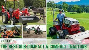 Tractors in this class can operate most 4' implements and have a loader lift capacity of less than 1,000 lb. Best Sub Compact And Compact Tractors Small Tractor Reviews Specs