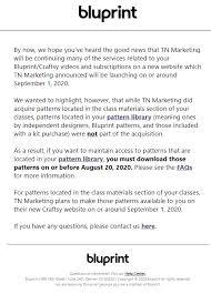 Sewing Report Heads Up About The Bluprint Craftsy Facebook