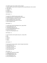 We did not find results for: Contoh Soal Pilihan Berganda Beserta Jawabannya Simulasi Digital Kls X Jawabanku Id