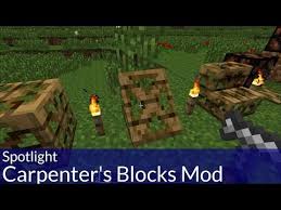 The good thing about minecraft mods is that you can combine as … Spotlight Minecraft Carpenter S Blocks Mod Ø¯ÛŒØ¯Ø¦Ùˆ Dideo