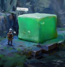 Gelatinous Cube Dialogue By Jonathan Tiong Dungeons And Dragons Art Concept Art Characters Dungeons And Dragons Characters
